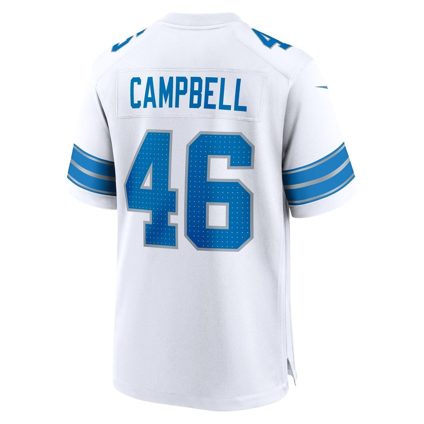Jack Campbell Detroit Lions White Game Jersey - White