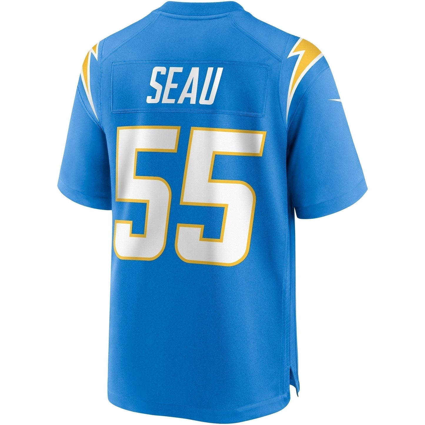 Junior Seau Los Angeles Chargers Game Retired Jersey - Powder Blue