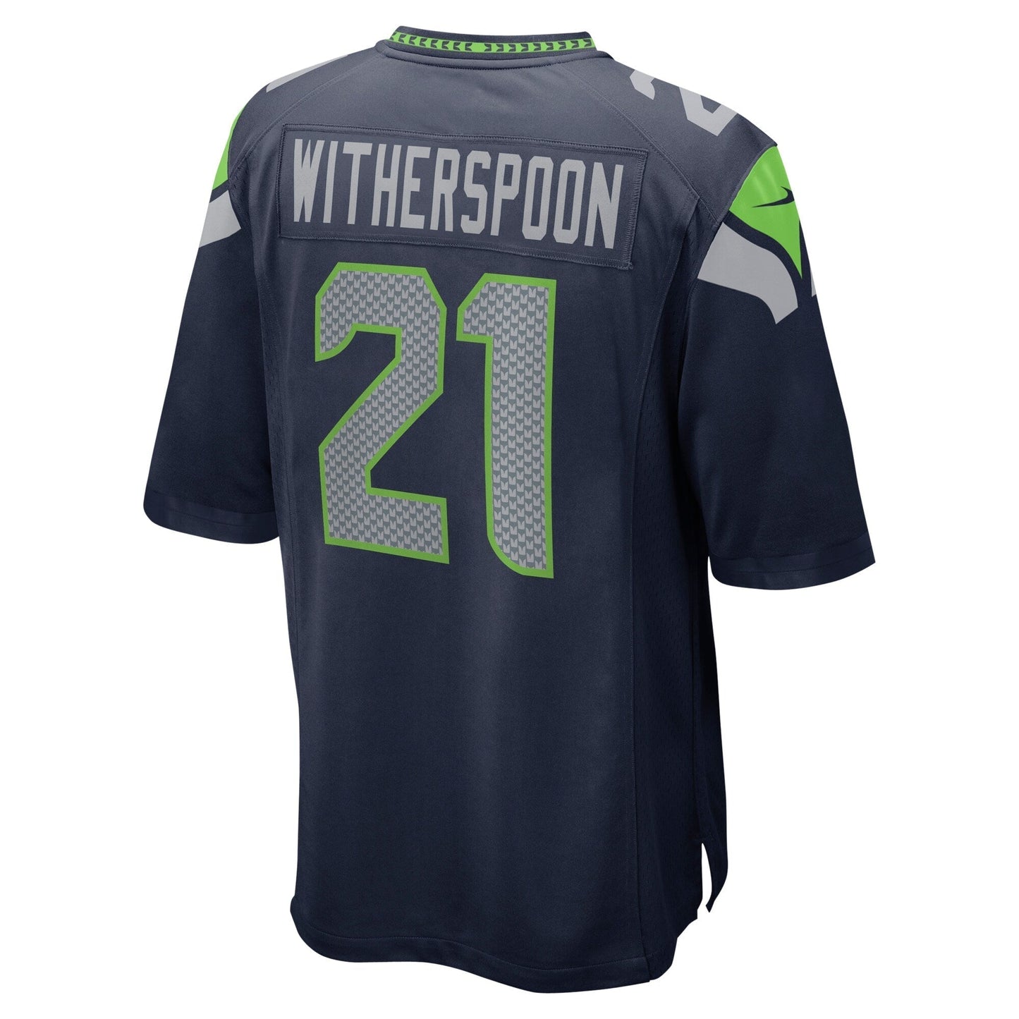 Devon Witherspoon Seattle Seahawks 2023 NFL Draft First Round Pick Game Jersey - College Navy