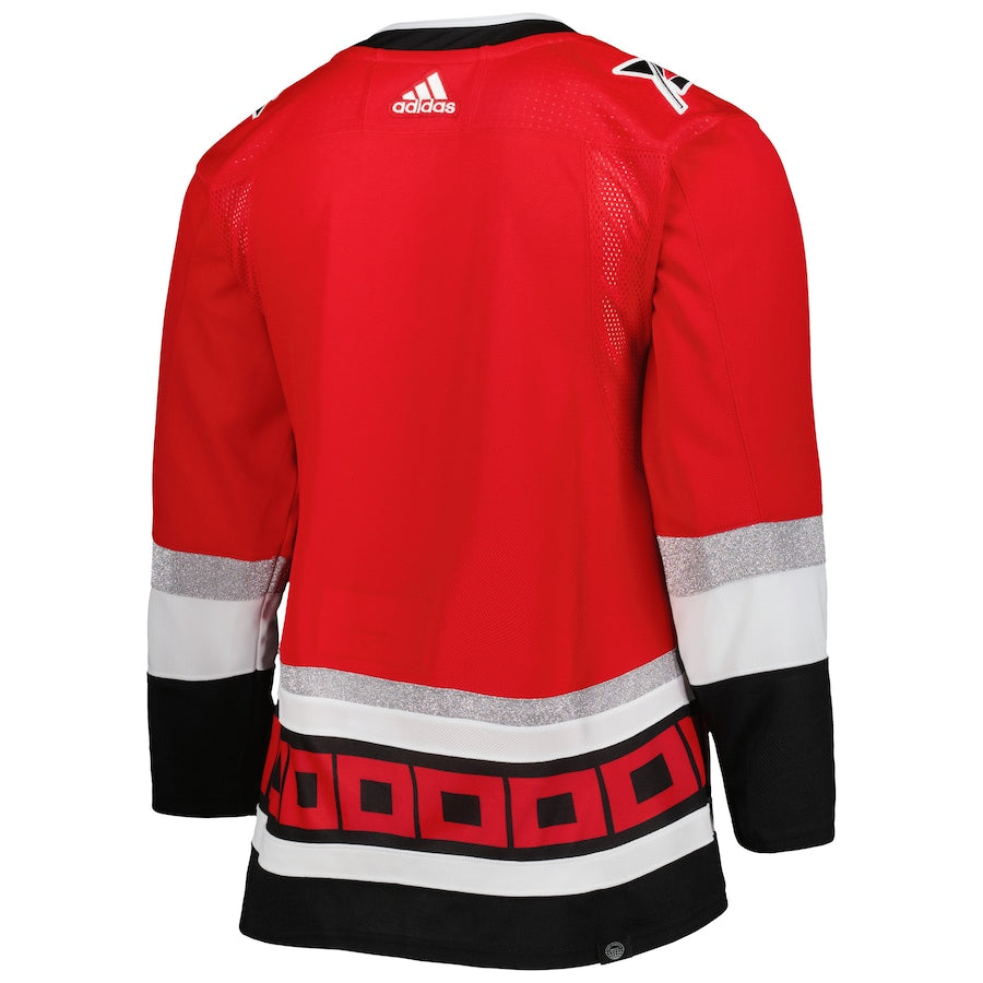 Custom Carolina Hurricanes 2022-23 25th Anniversary Primegreen Jersey - Red