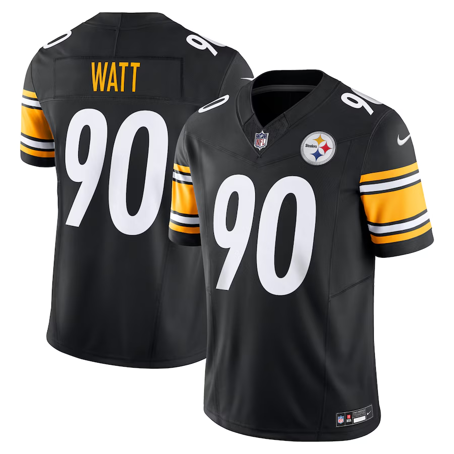 Pittsburgh Steelers 90# T.J. Watt Vapor F.U.S.E. Limited Jersey