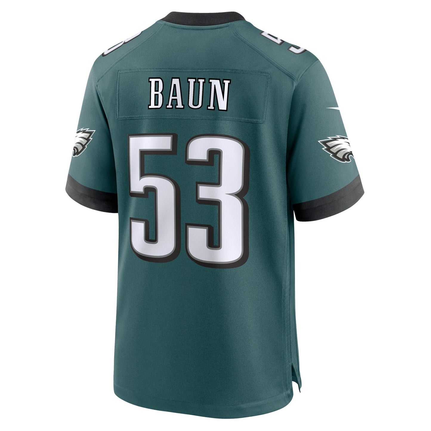 Zach Baun Philadelphia Eagles Game Jersey - Midnight Green