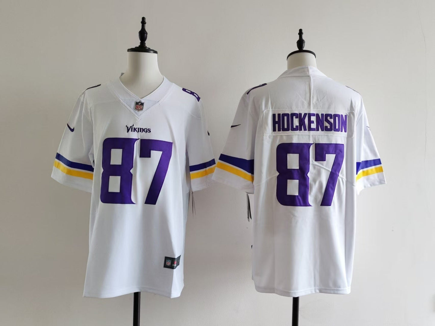 Men's Minnesota Vikings T.J. Hockenson Jersey - White#87
