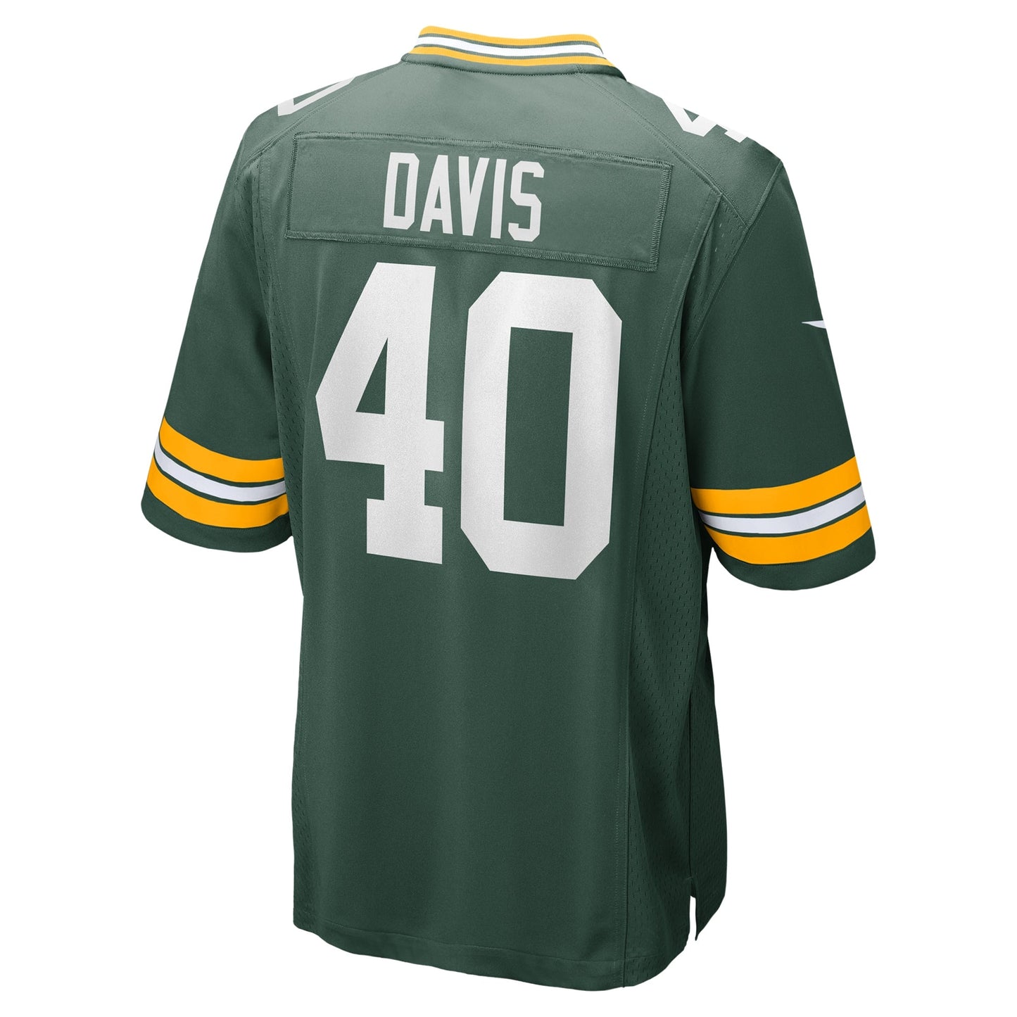 LJ Davis Green Bay Packers Game Jersey - Green