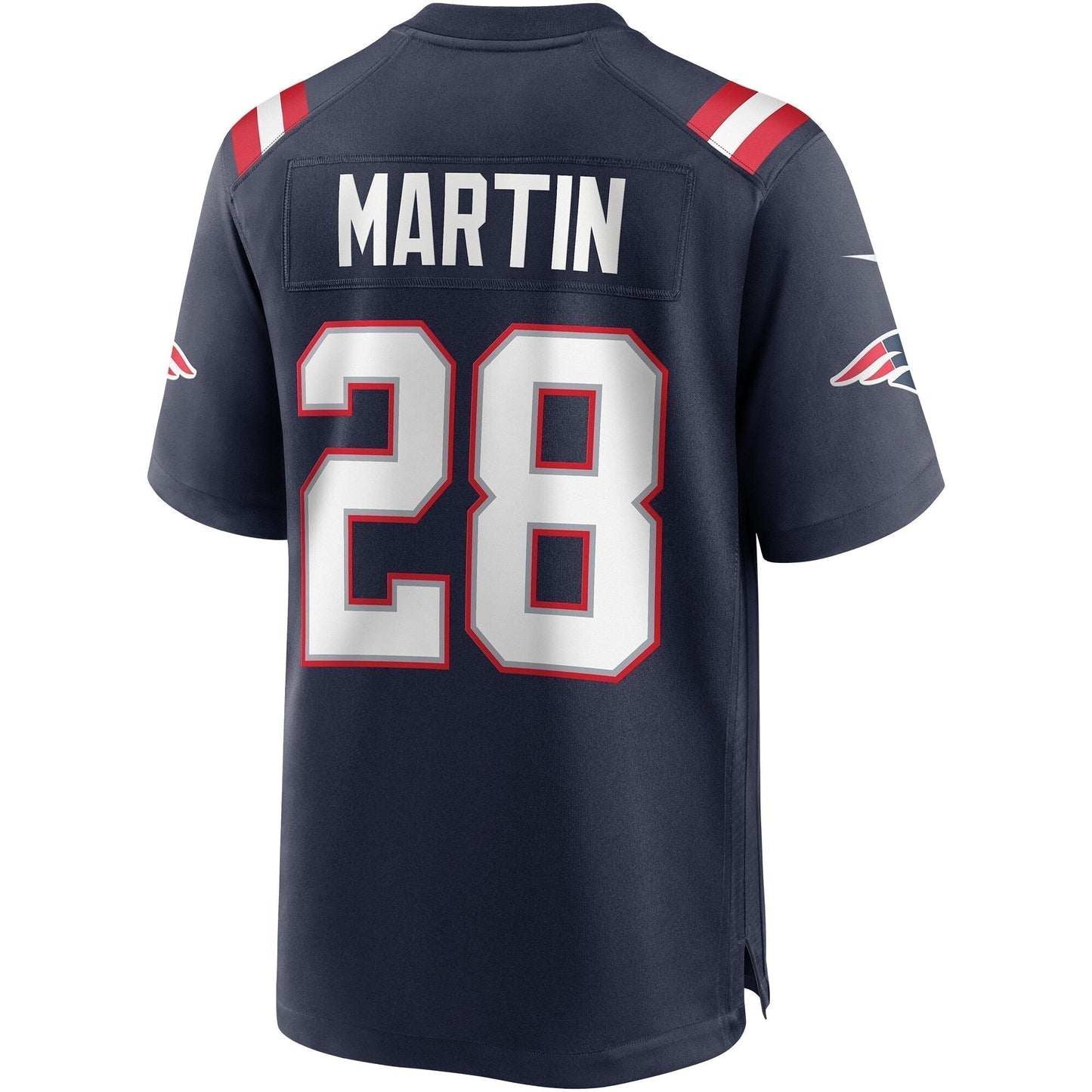 Curtis Martin New England Patriots Game Retired Jersey - Navy