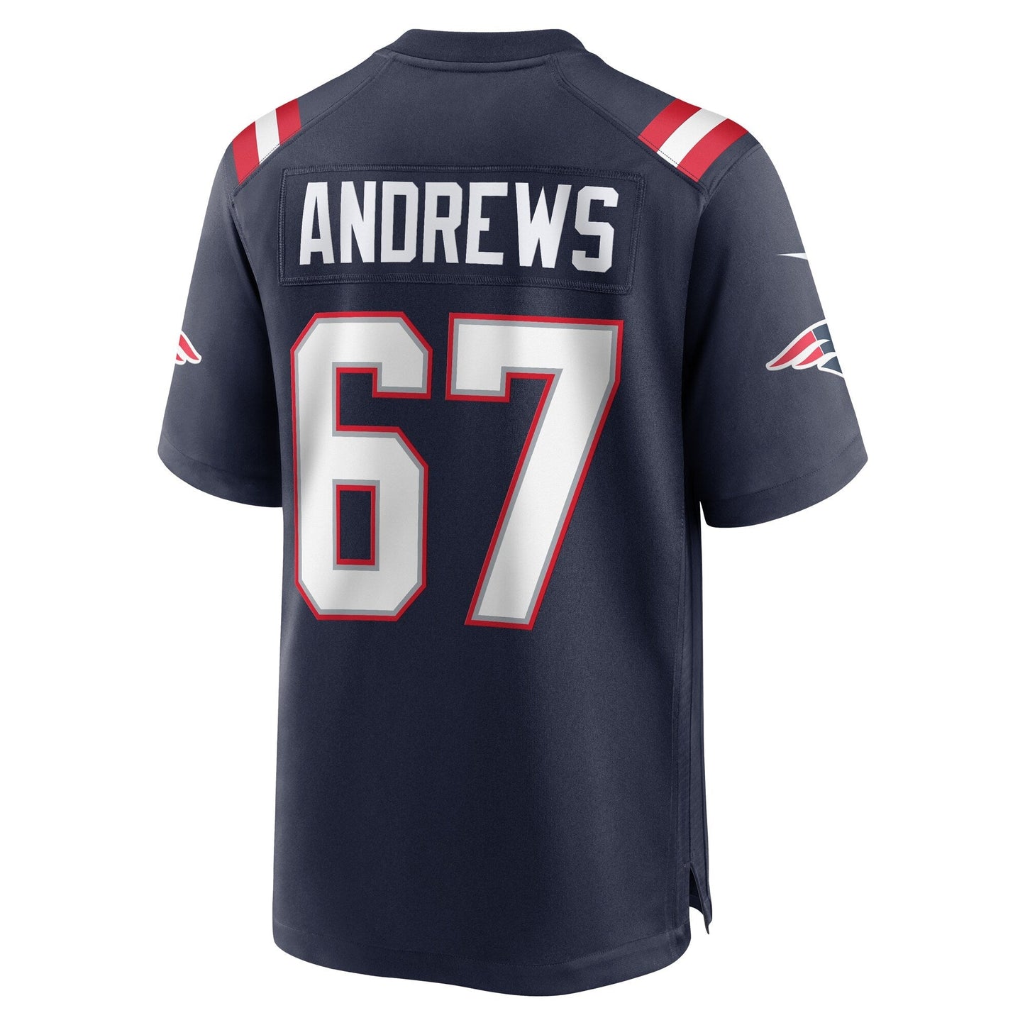Jake Andrews New England Patriots Team Game Jersey - Navy