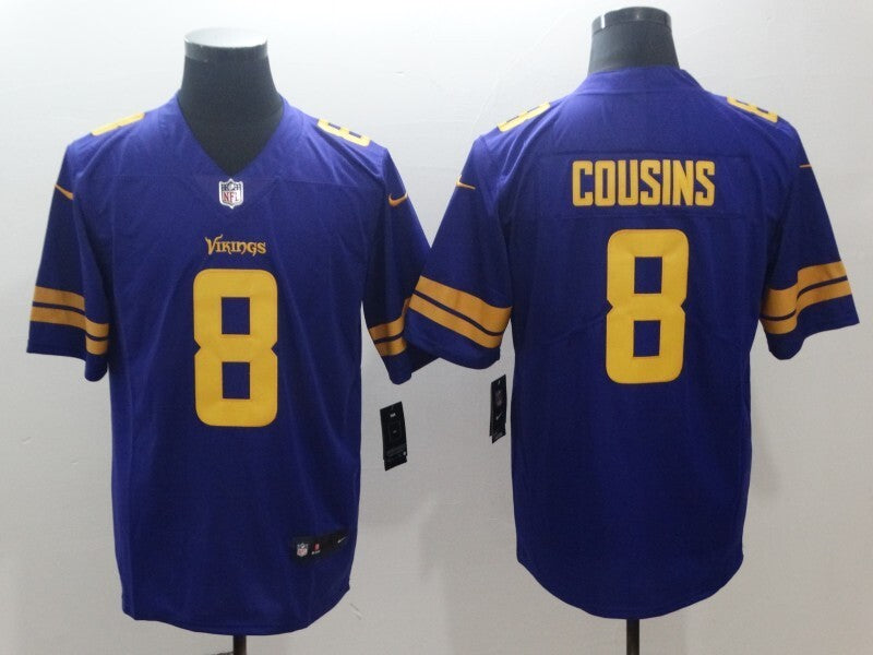 Men's Minnesota Vikings Kirk Cousins Jersey - Purple