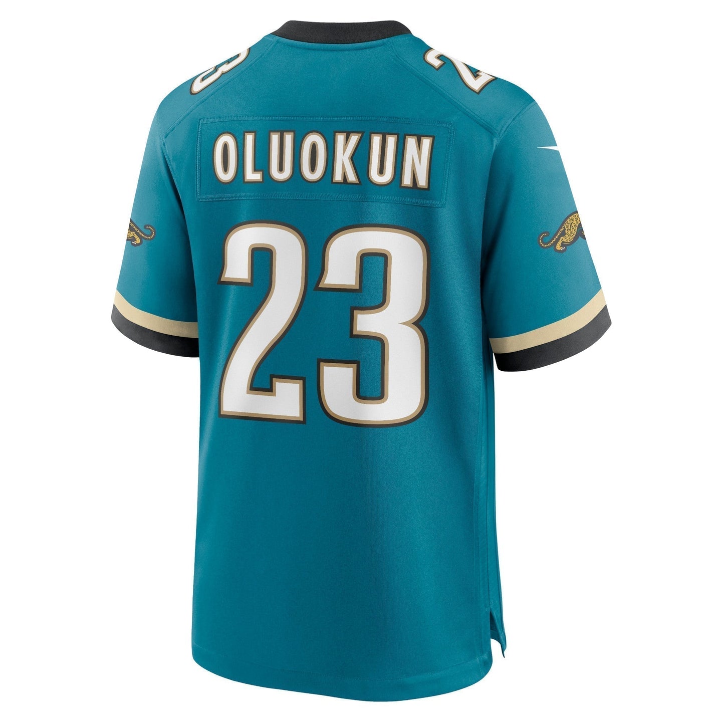 Foye Oluokun Jacksonville Jaguars Prowler Throwback Game Jersey - Teal