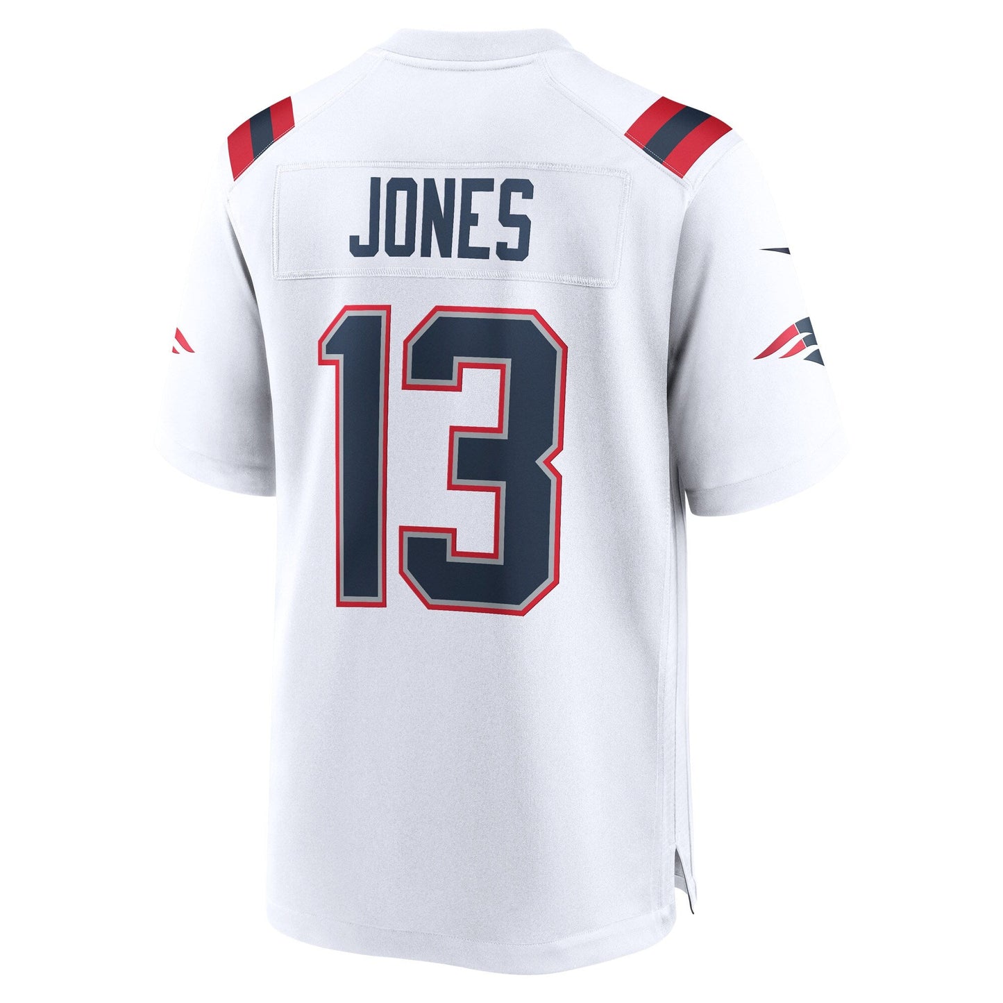 Jack Jones New England Patriots Game Jersey - White