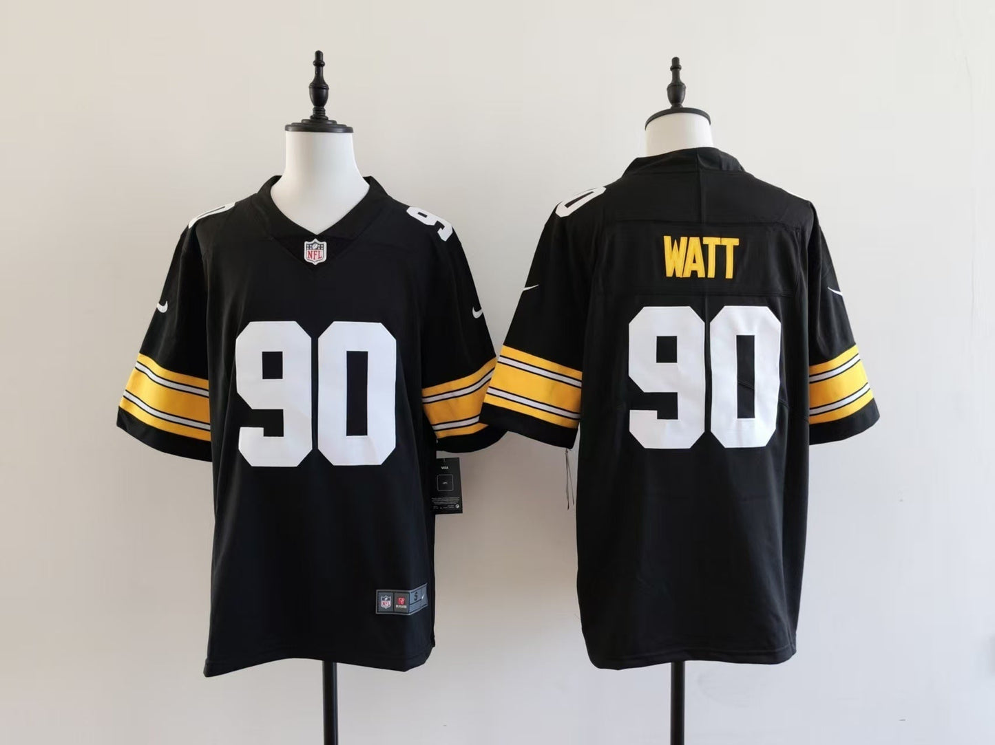 Men's Pittsburgh Steelers T.J. Watt Jersey - Black -No team logo