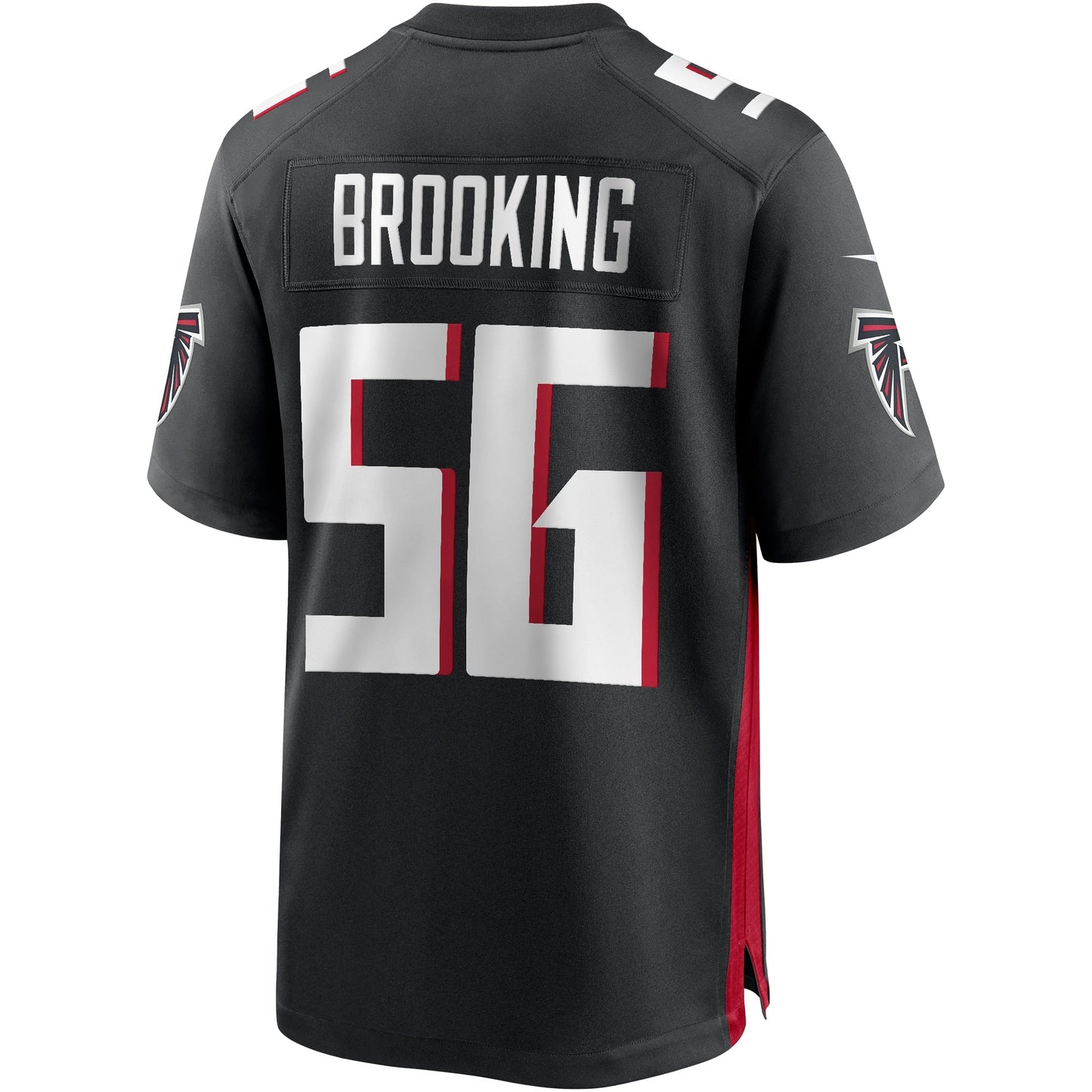 Keith Brooking Atlanta Falcons Game Retired Jersey - Black
