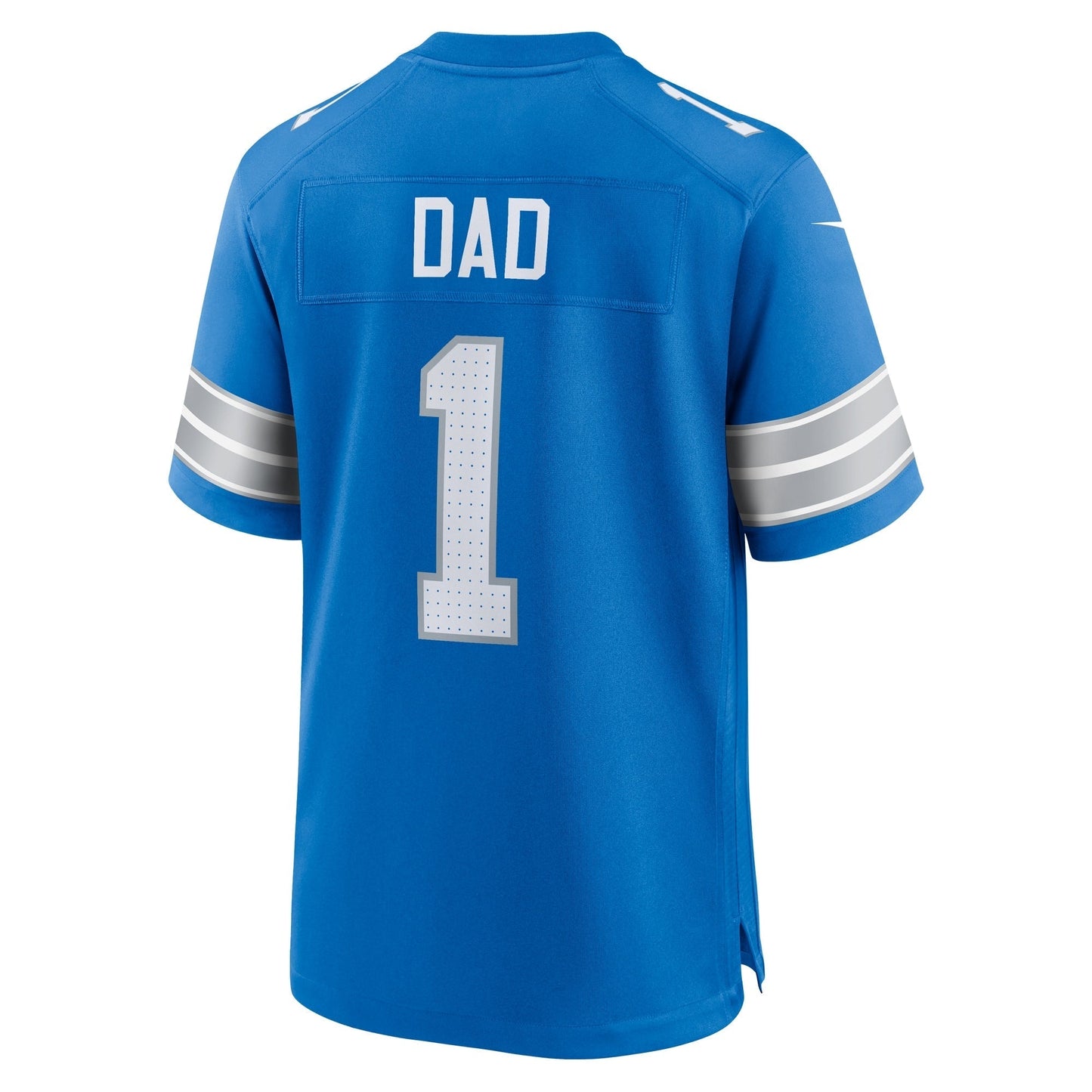Number 1 Dad Detroit Lions Game Jersey - Blue