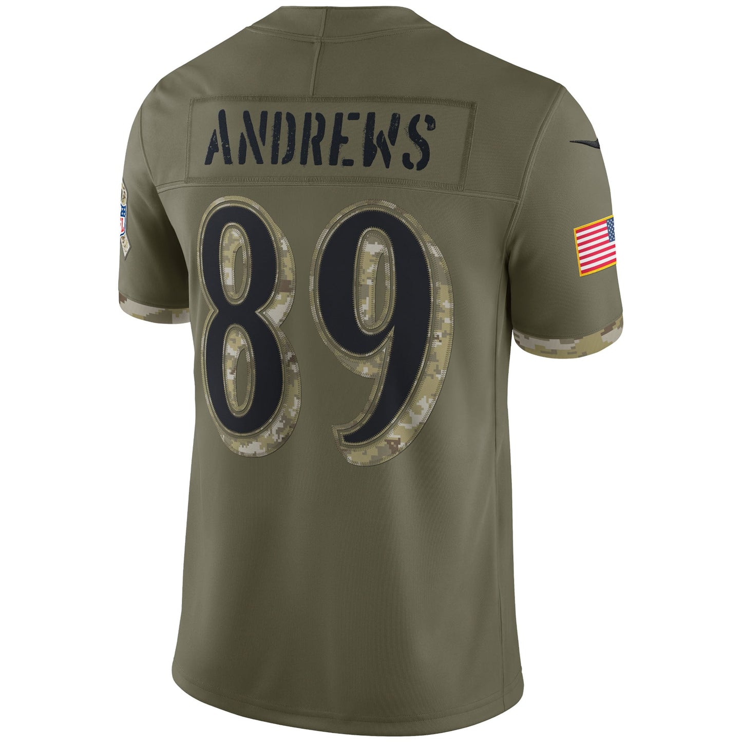 Mark Andrews Baltimore Ravens 2022 Salute To Service Limited Jersey - Olive