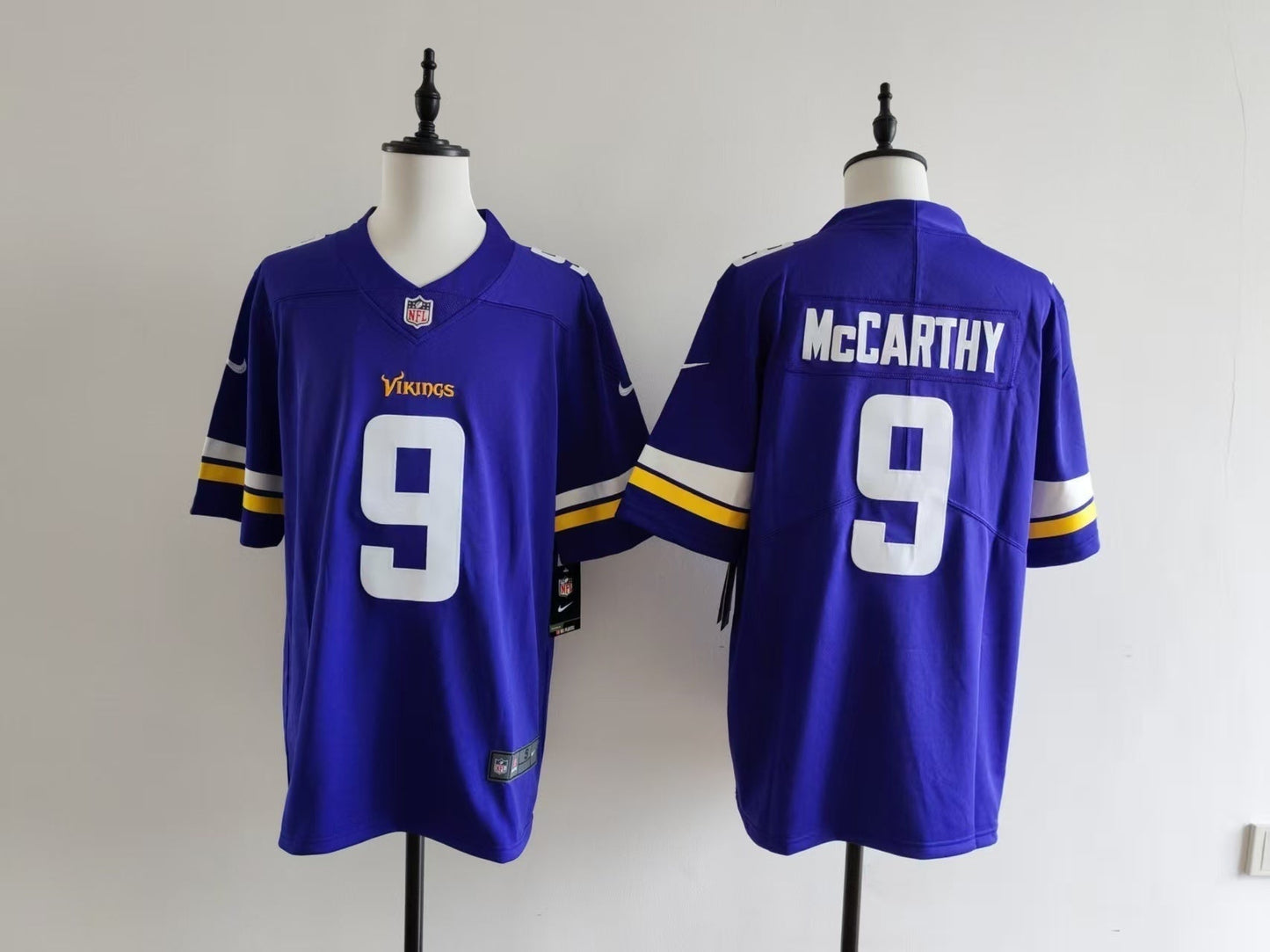 Men's Minnesota Vikings J.J. McCarthy Jersey - Purple#9