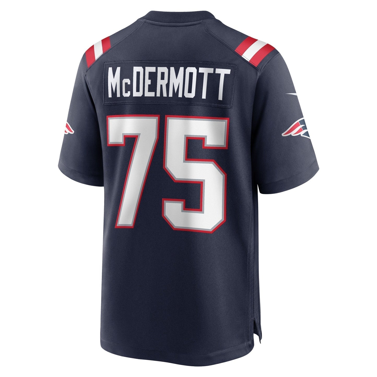 Conor McDermott New England Patriots Home Game Jersey - Navy