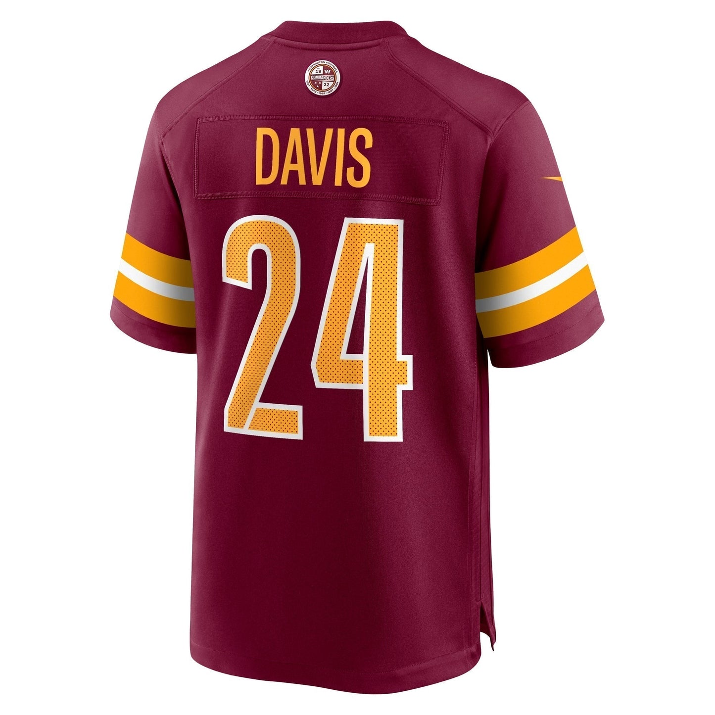Michael Davis Washington Commanders Game Jersey - Burgundy