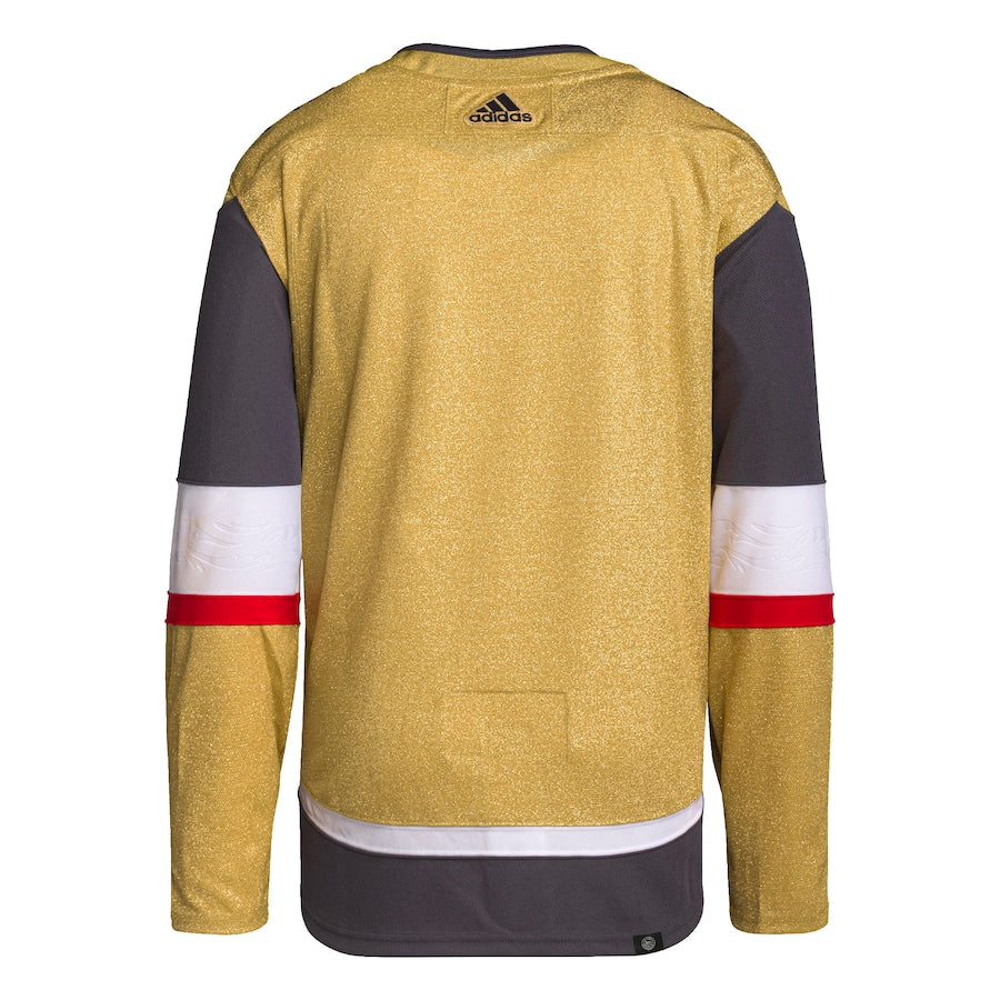 Custom Men's Vegas Golden Knights Gold Home Primegreen Jersey