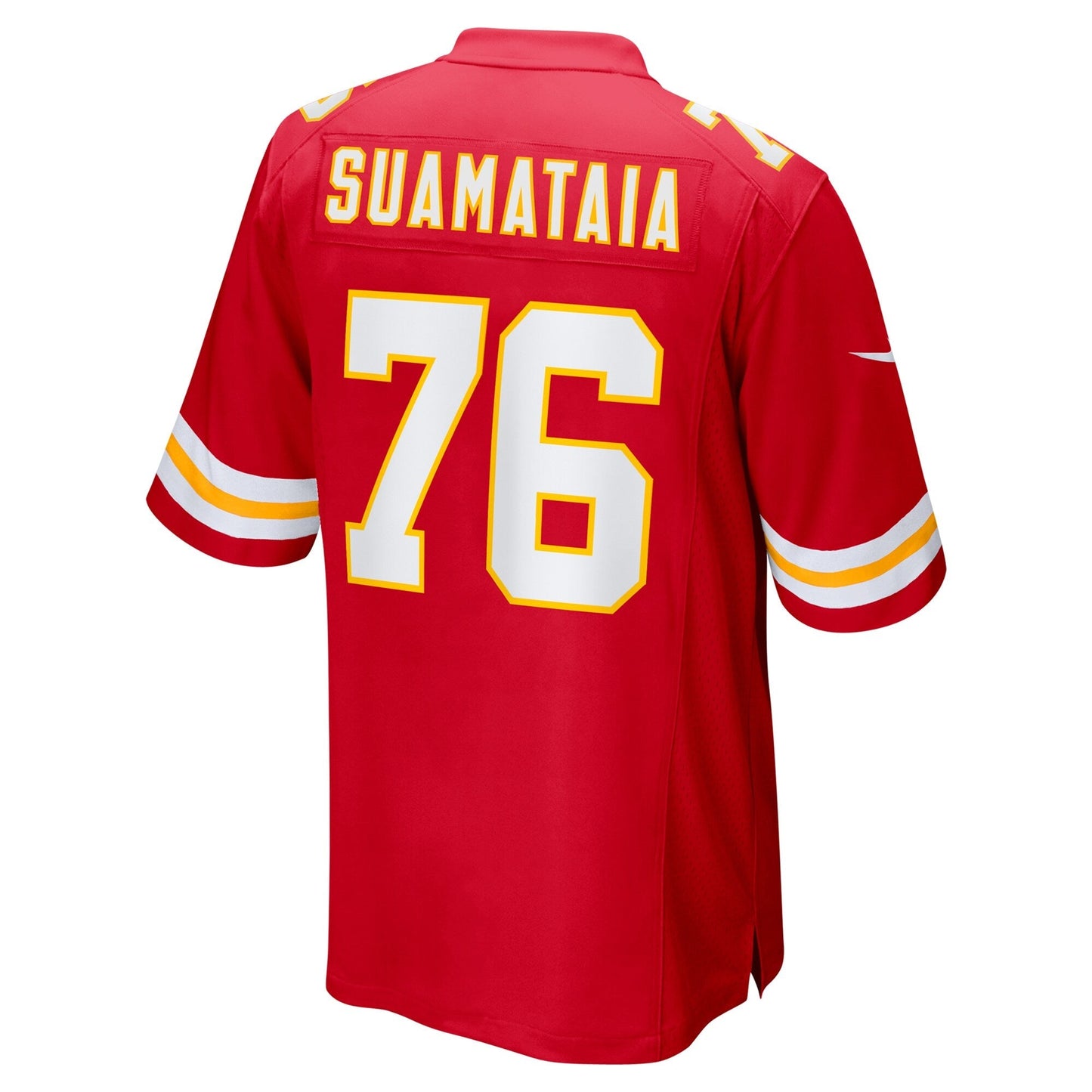 Kansas City Chiefs Kingsley Suamataia Red Game Jersey