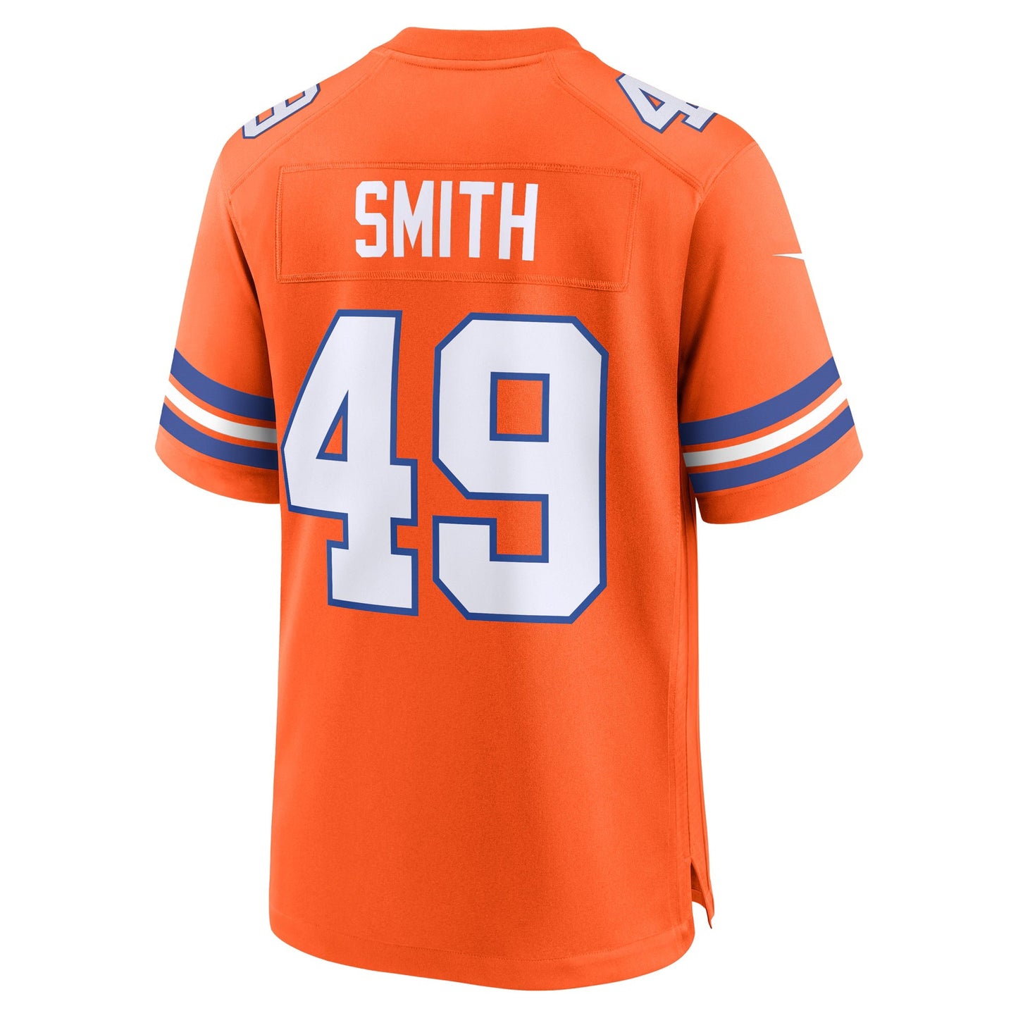 Denver Broncos Dennis Smith Orange Retired Player Alternate Game Jersey