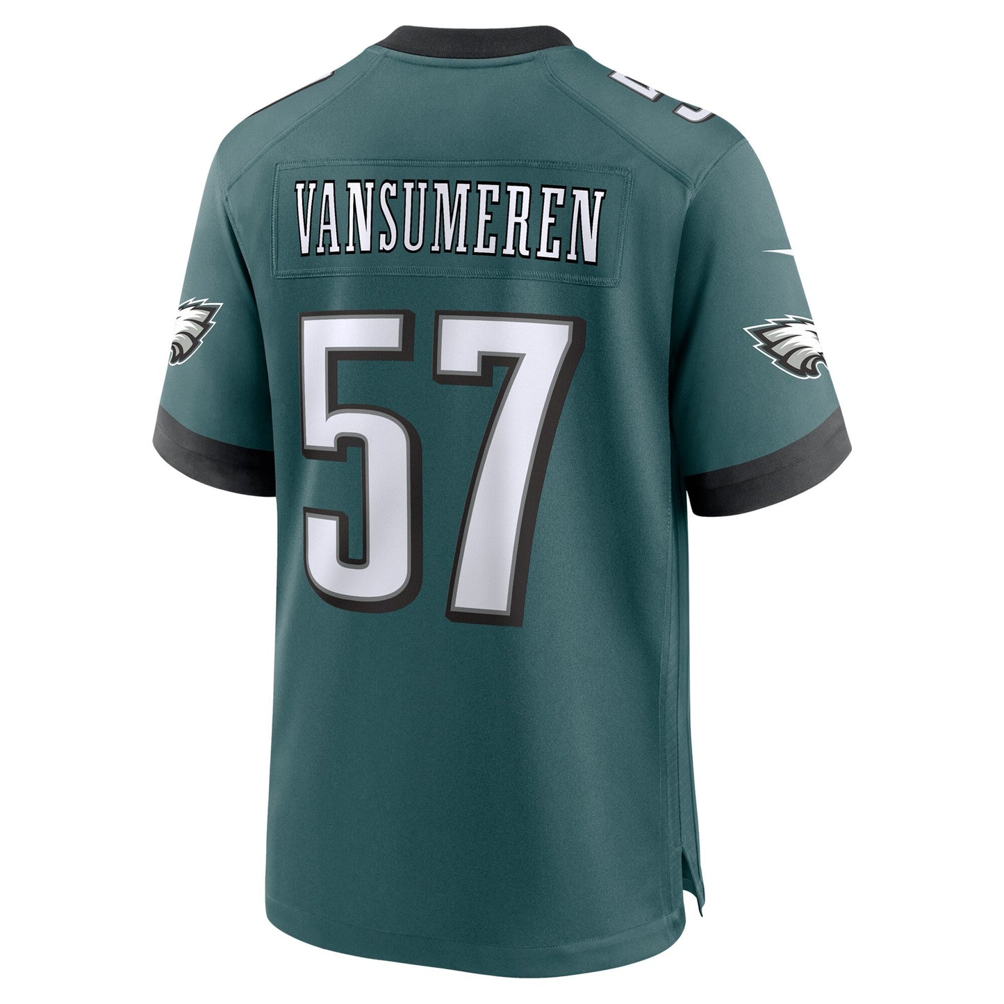 Ben VanSumeren Philadelphia Eagles Team Game Jersey - Midnight Green