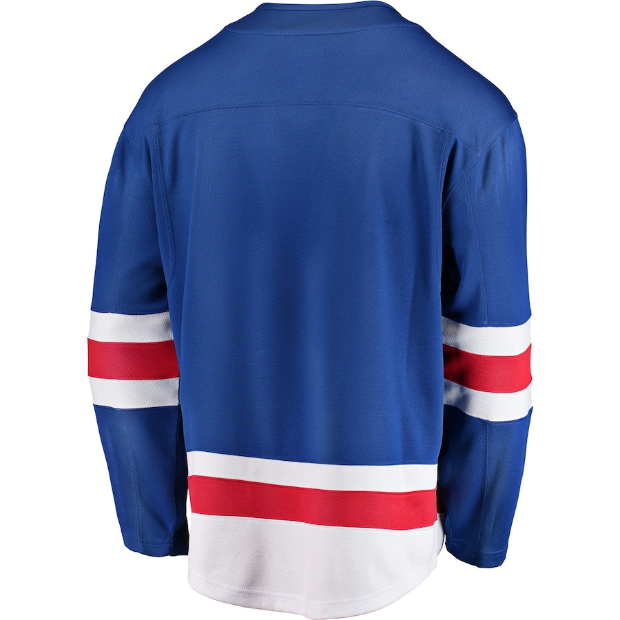 New York Rangers Breakaway Home Blank Jersey - Blue