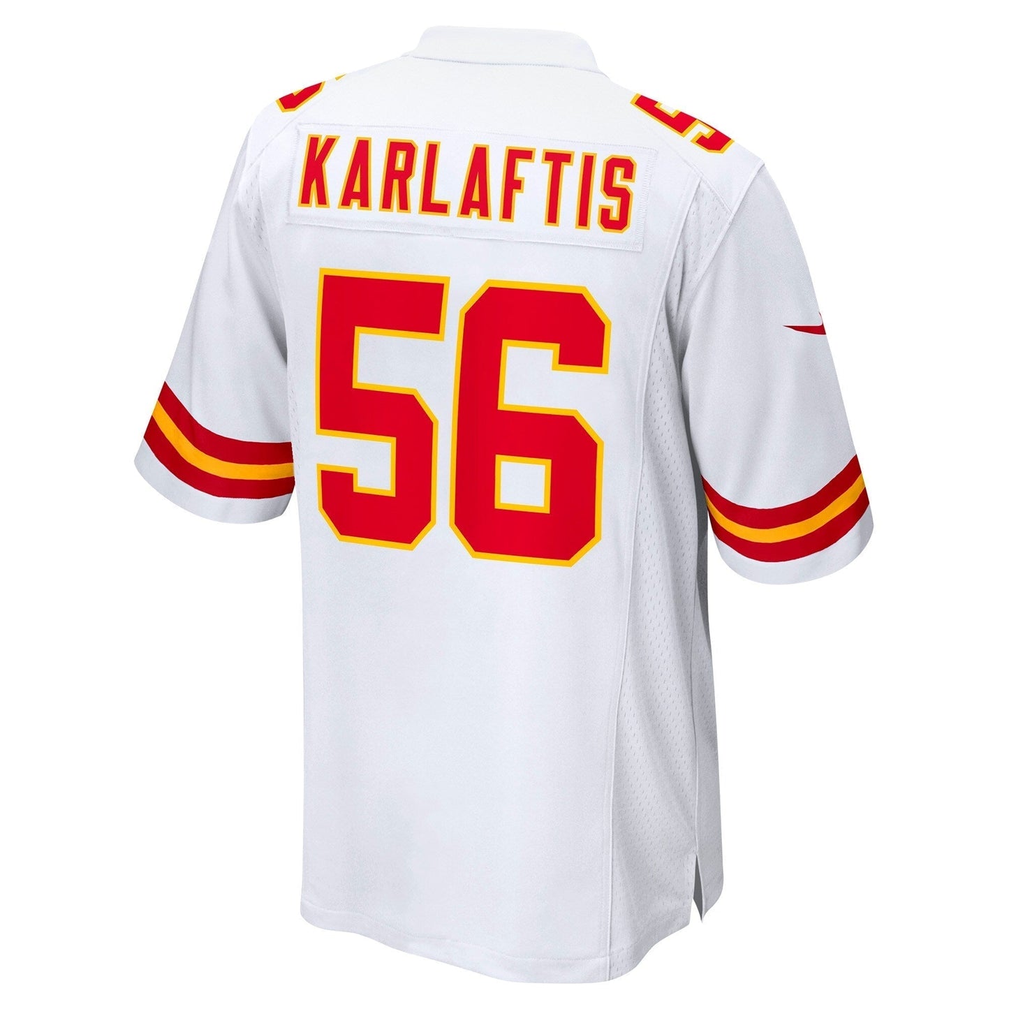 George Karlaftis Kansas City Chiefs Away Game Jersey - White