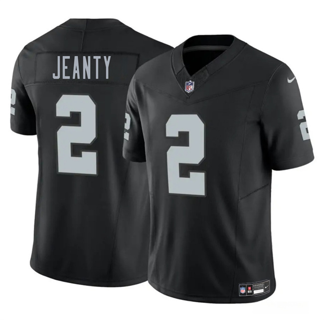 Men's Las Vegas Raiders Ashton Jeanty Black Vapor F.U.S.E. Limited Jersey
