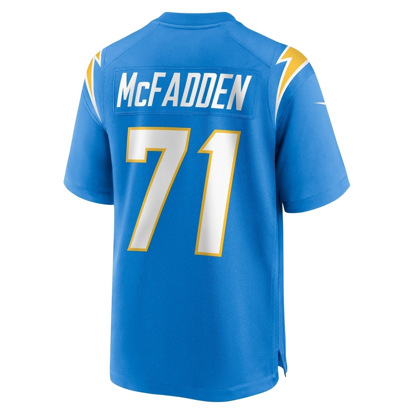 Jordan McFadden Los Angeles Chargers Team Game Jersey - Powder Blue