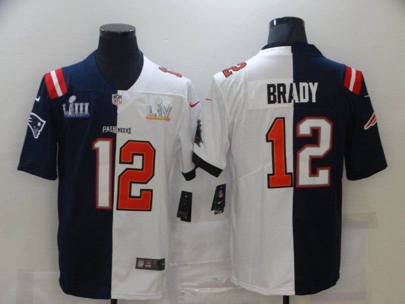 Men's Tampa Bay Buccaneers Tom Brady Blue/White Game Jersey
