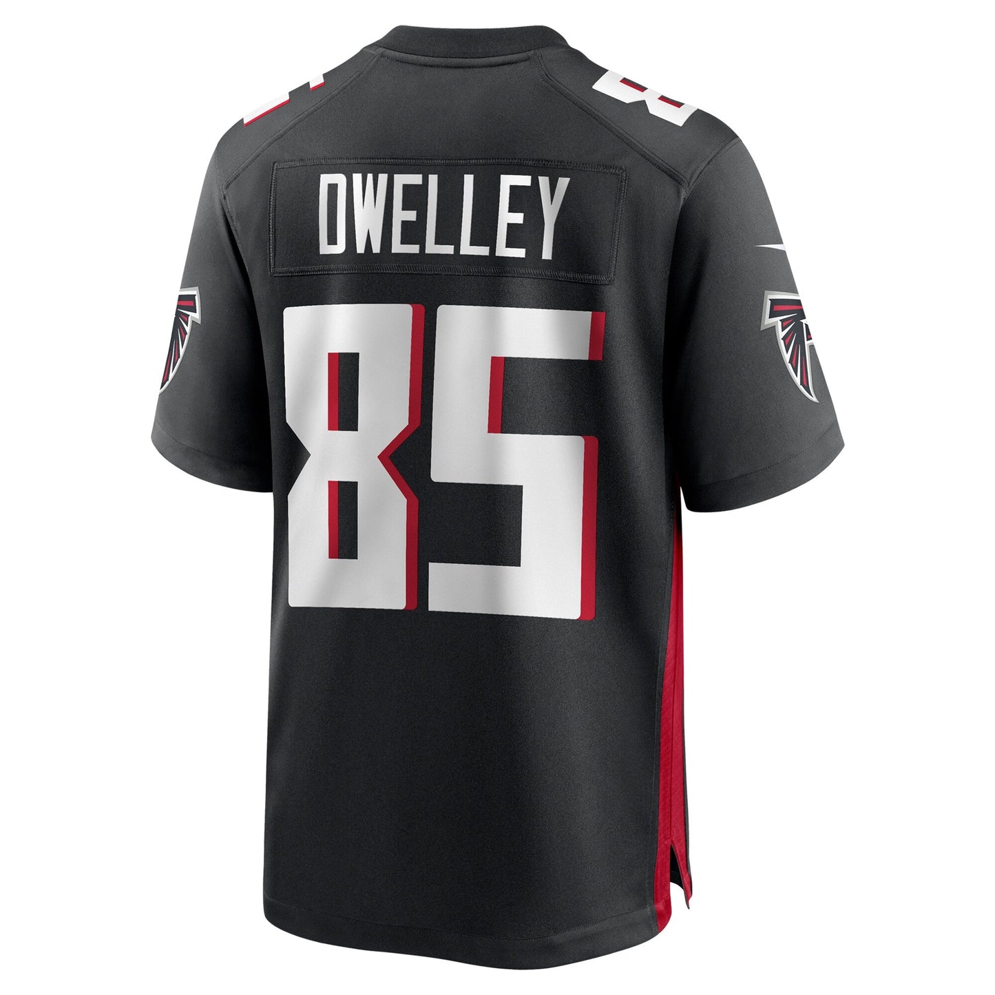 Ross Dwelley Atlanta Falcons Team Game Jersey - Black