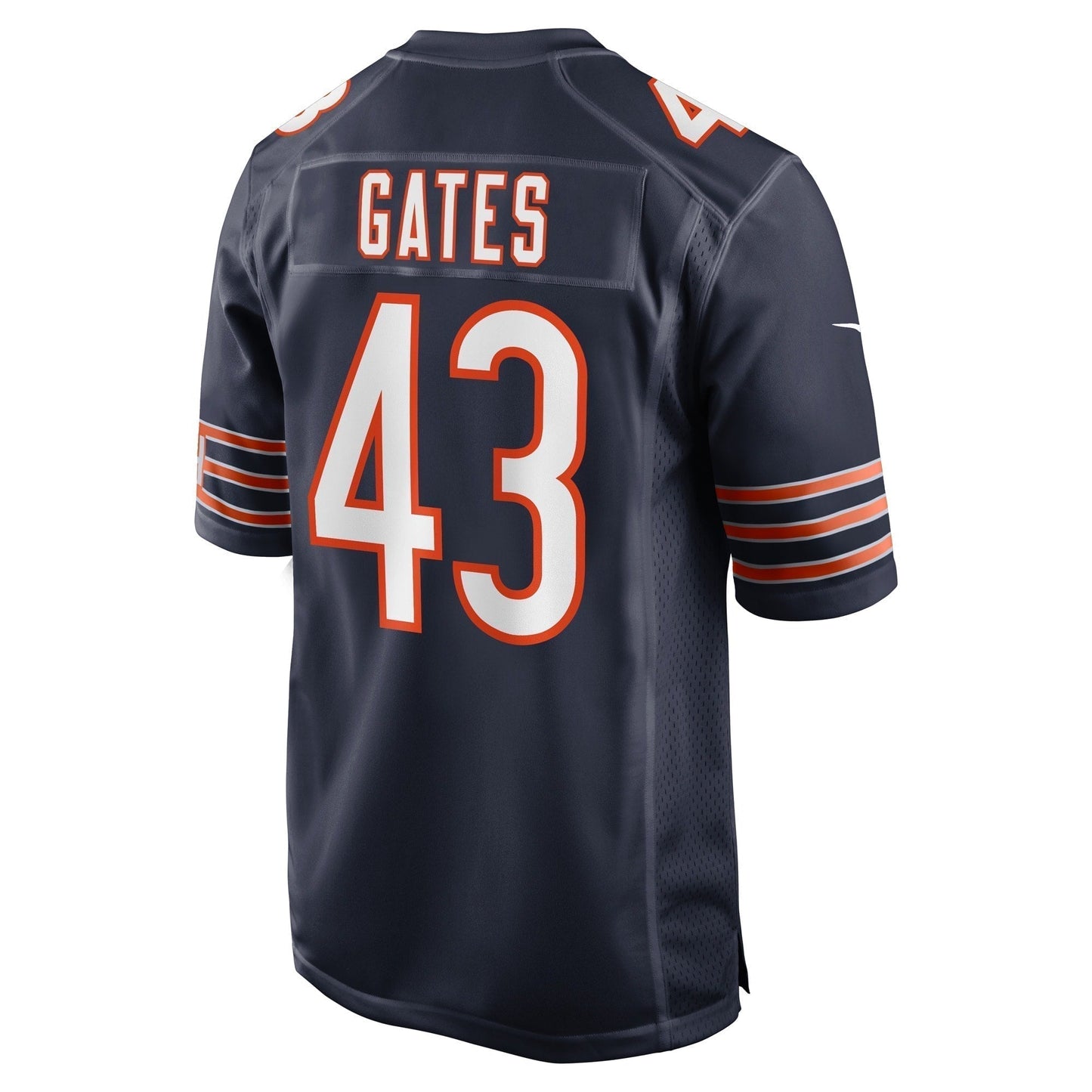 DeMarquis Gates Chicago Bears Game Jersey - Navy
