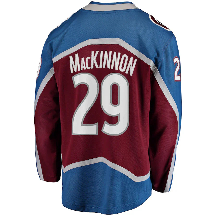 Nathan MacKinnon Colorado Avalanche Breakaway Jersey - Burgundy