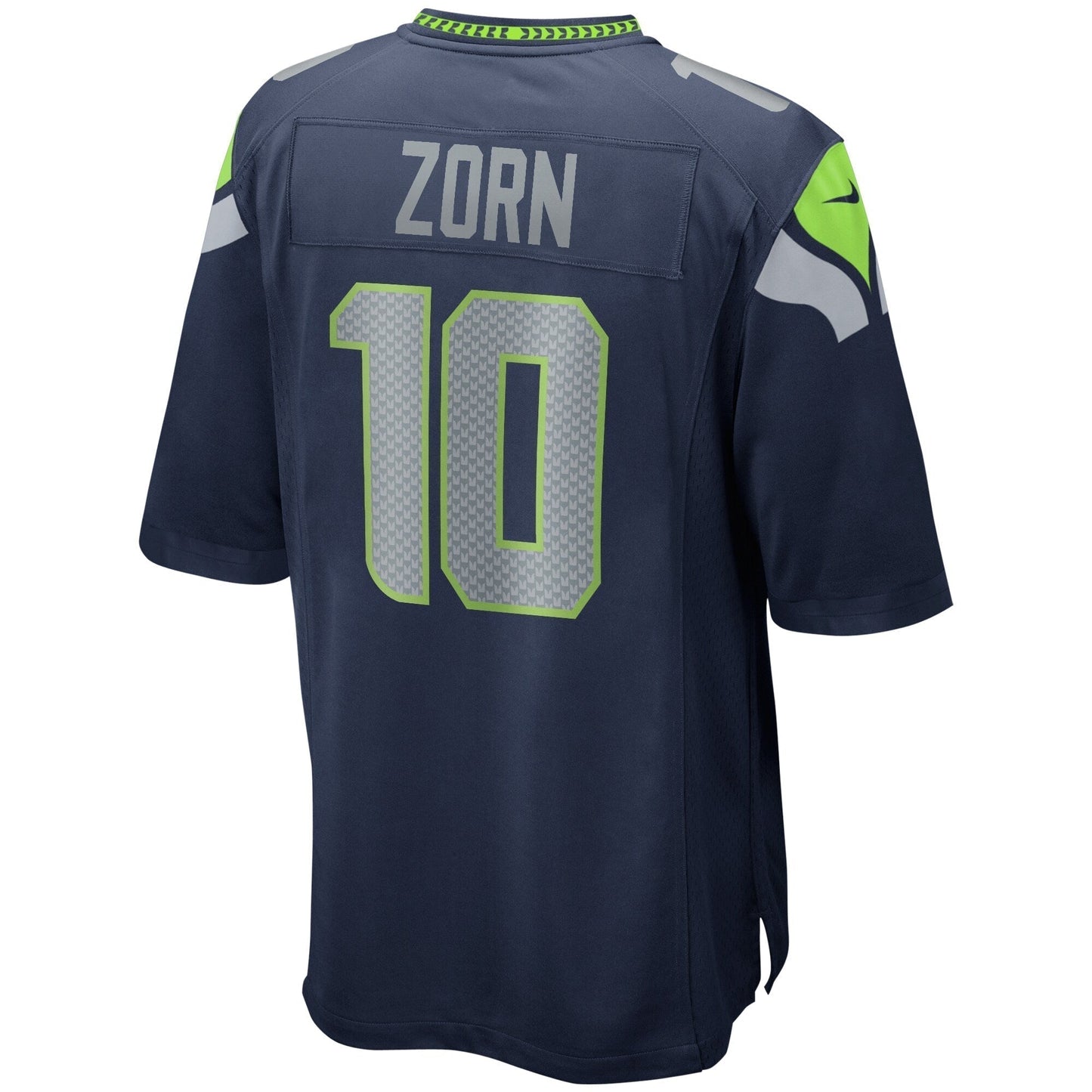 Jim Zorn Seattle Seahawks Game Retired Jersey - College Navy