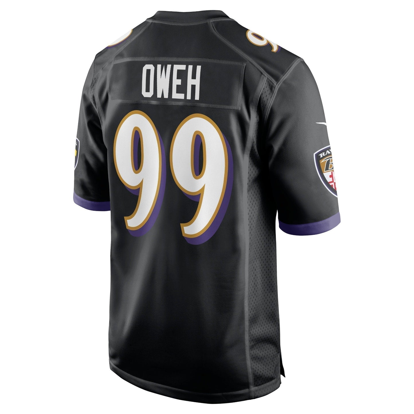 Odafe Oweh Baltimore Ravens Game Jersey - Black