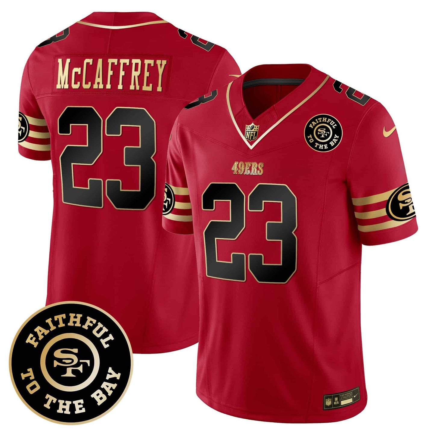 Men���s 49ers Faithful To The Bay Patch Vapor Limited Jersey V6 ��All Stitched