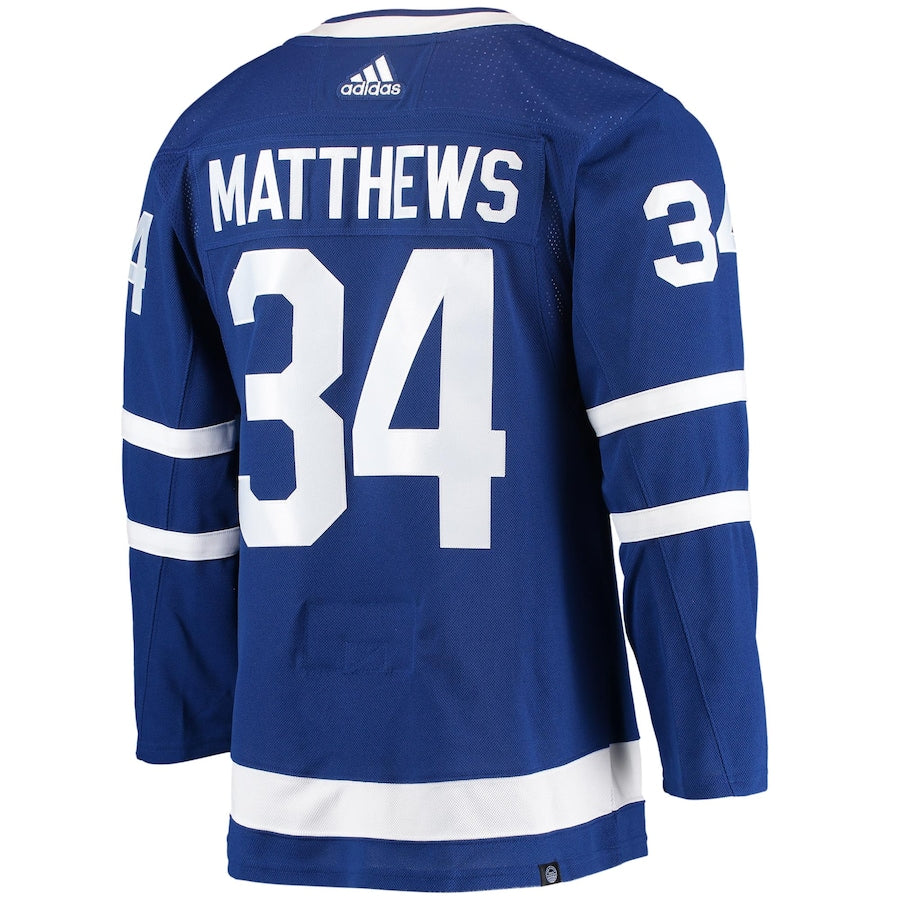 Auston Matthews Toronto Maple Leafs Home Primegreen Jersey - Blue