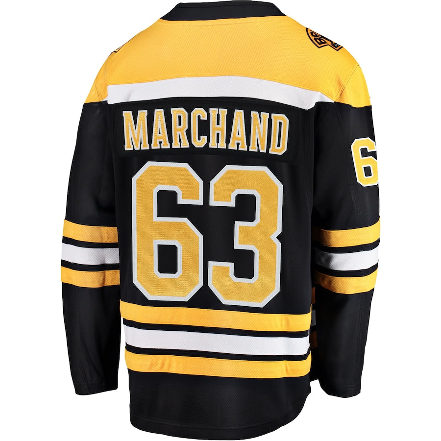 Brad Marchand Boston Bruins Home Breakaway Jersey - Black