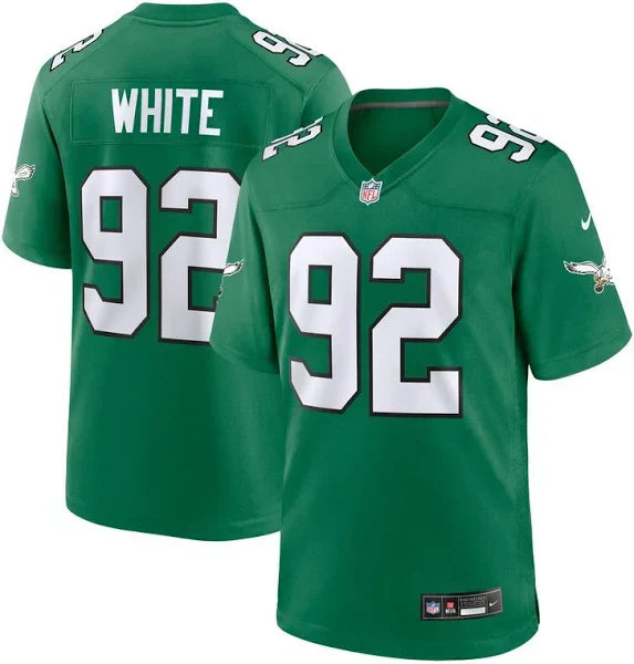 Men's Reggie White Kelly Green Philadelphia Eagles Alternate Game Jersey