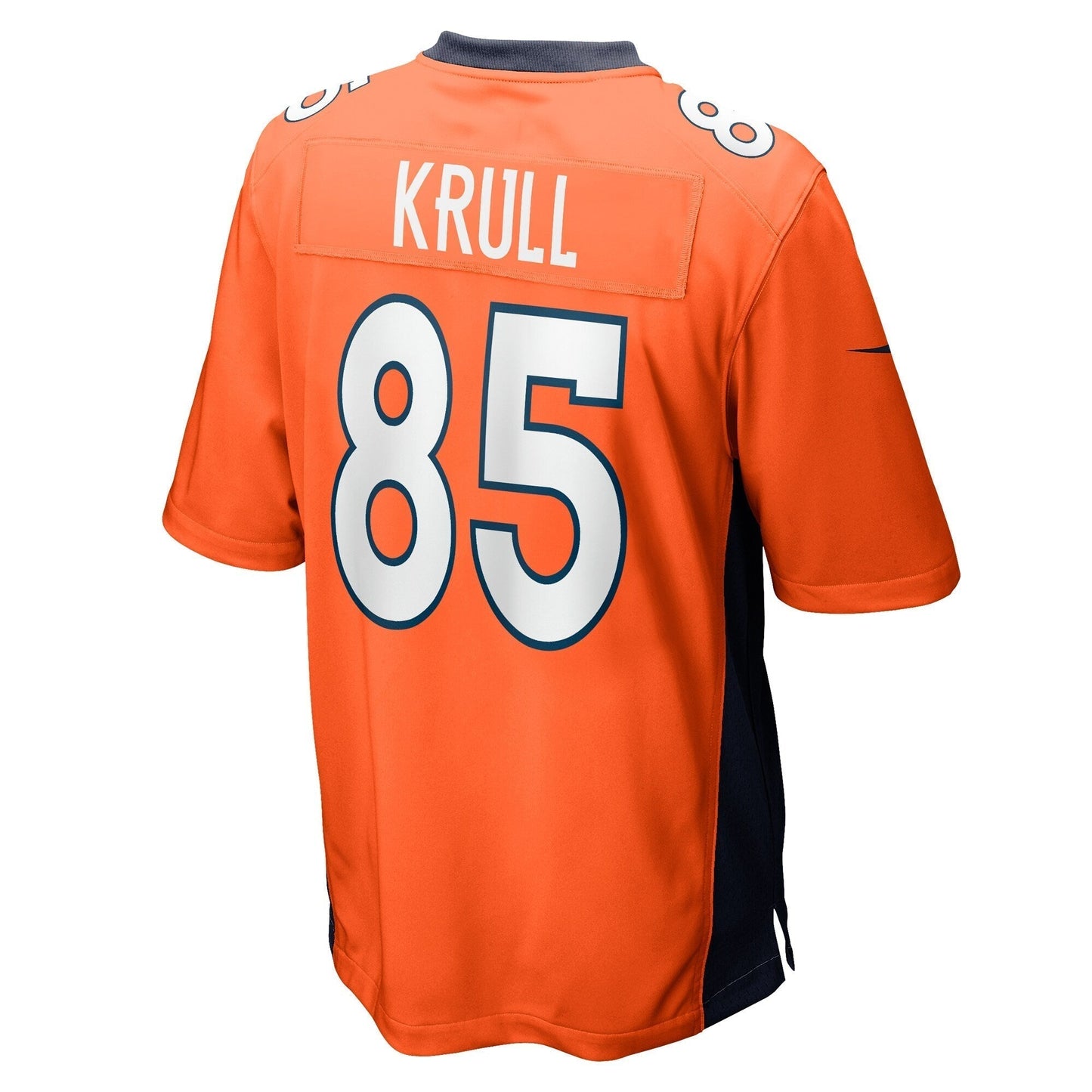 Lucas Krull Denver Broncos Team Game Jersey - Orange