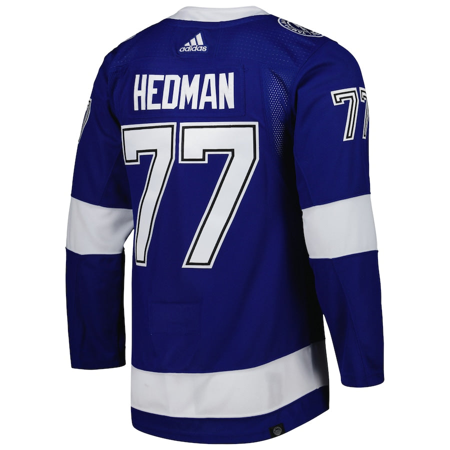 Men's Tampa Bay Lightning Victor Hedman Blue Primegreen Authentic Player Jersey