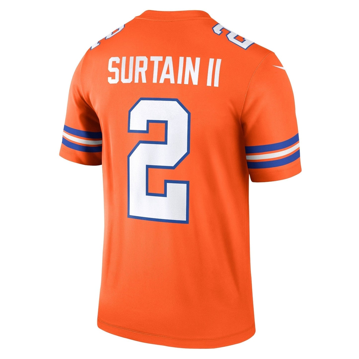 Patrick Surtain II Denver Broncos Mile High Collection 1977 Throwback Legend Jersey - Orange