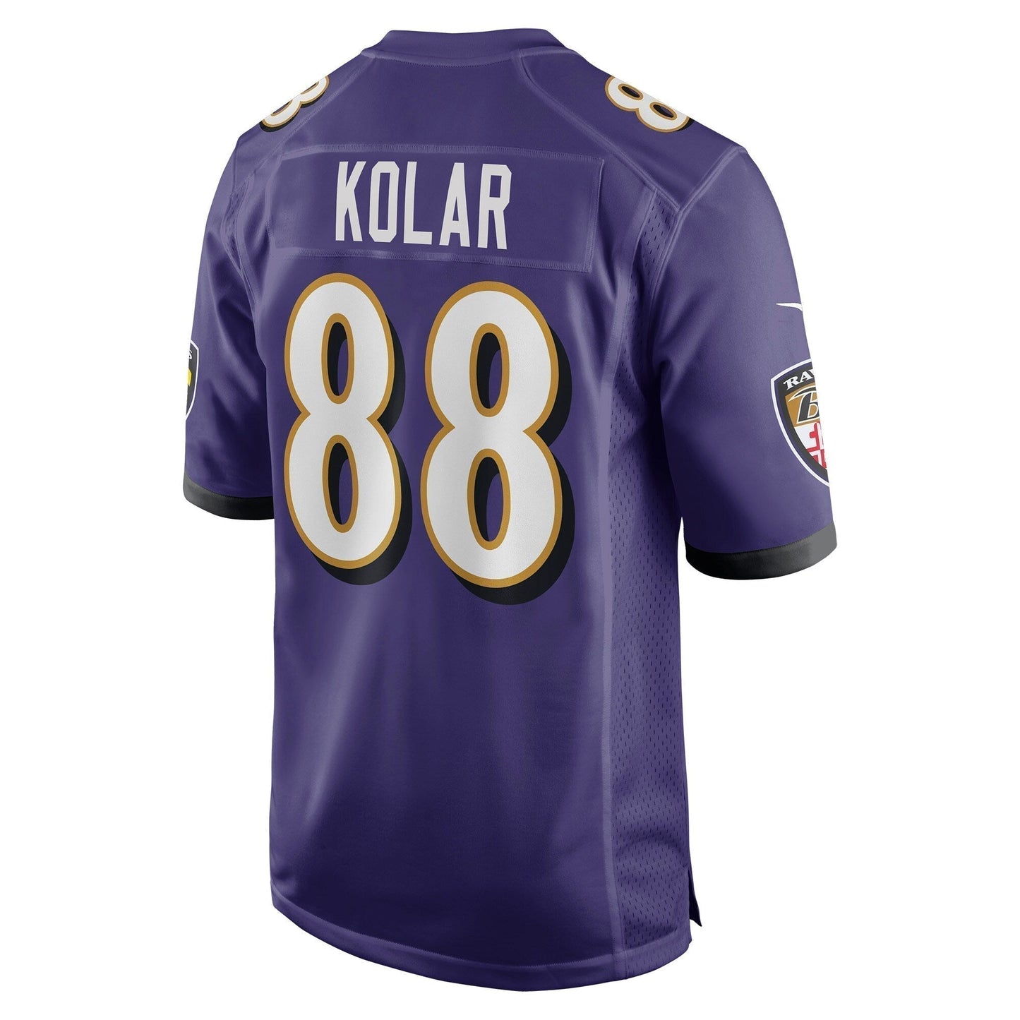 Charlie Kolar Baltimore Ravens Game Jersey - Purple