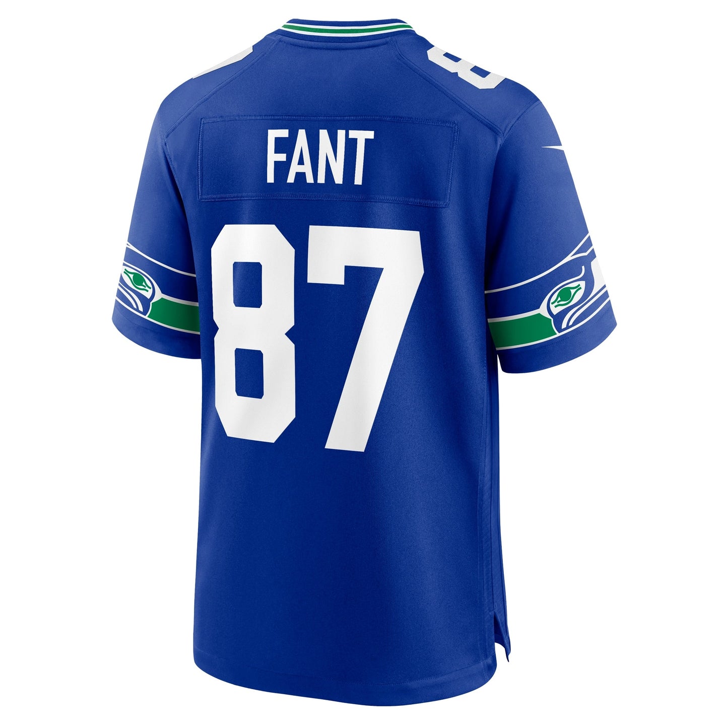 Noah Fant Seattle Seahawks Throwback Game Jersey - Royal