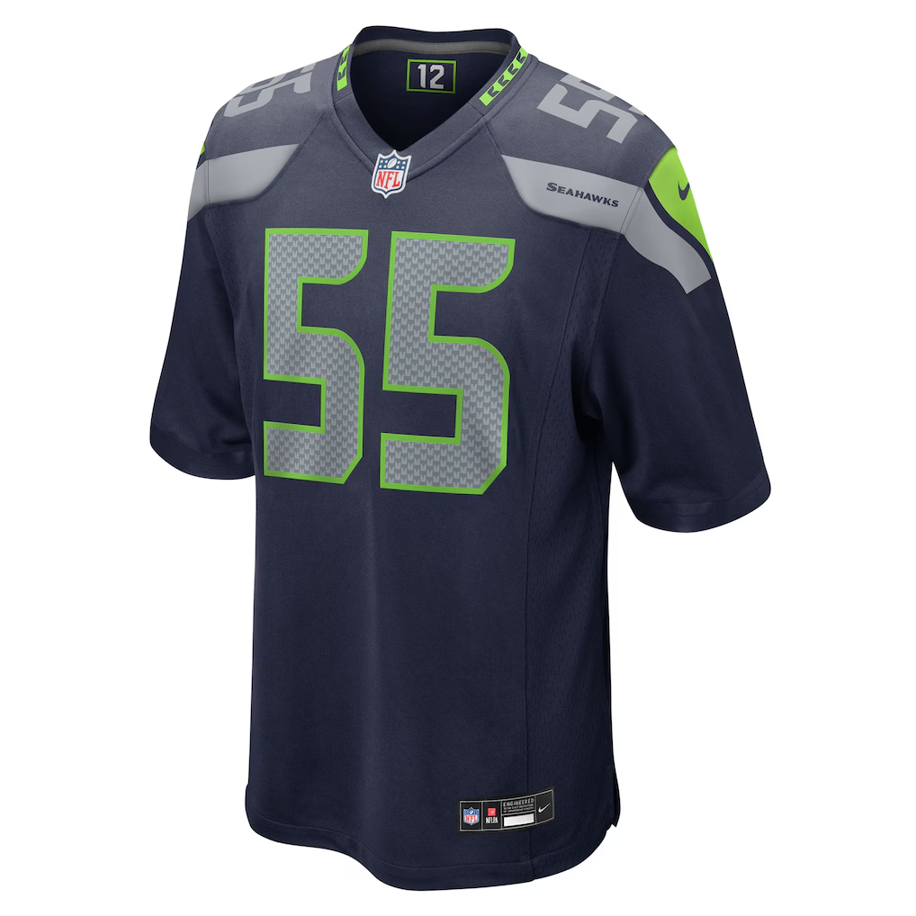Men's Olu Oluwatimi College Navy Seattle Seahawks Team Game Jersey