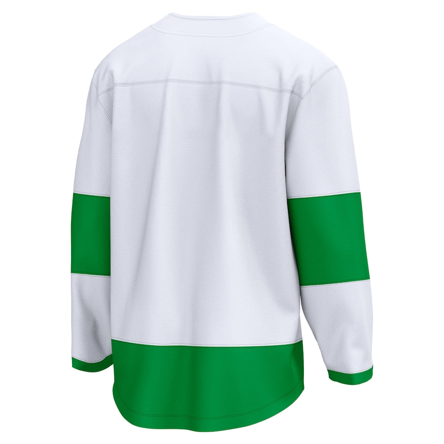 Custom Toronto Maple Leafs St. Patricks Alternate Premier Breakaway Jersey - White