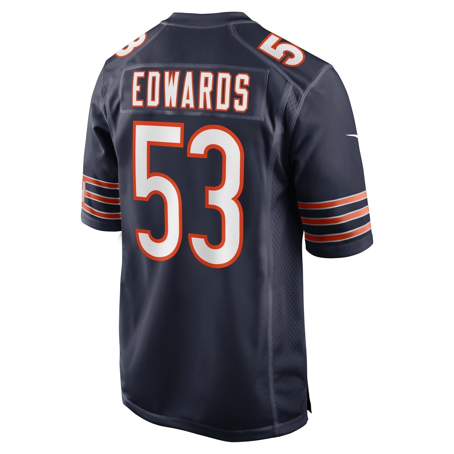 TJ Edwards Chicago Bears Game Jersey - Navy