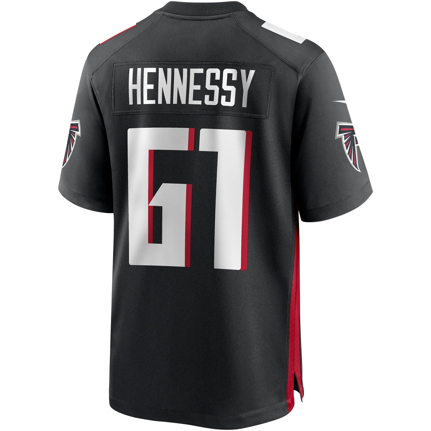 Matt Hennessy Atlanta Falcons Game Jersey - Black