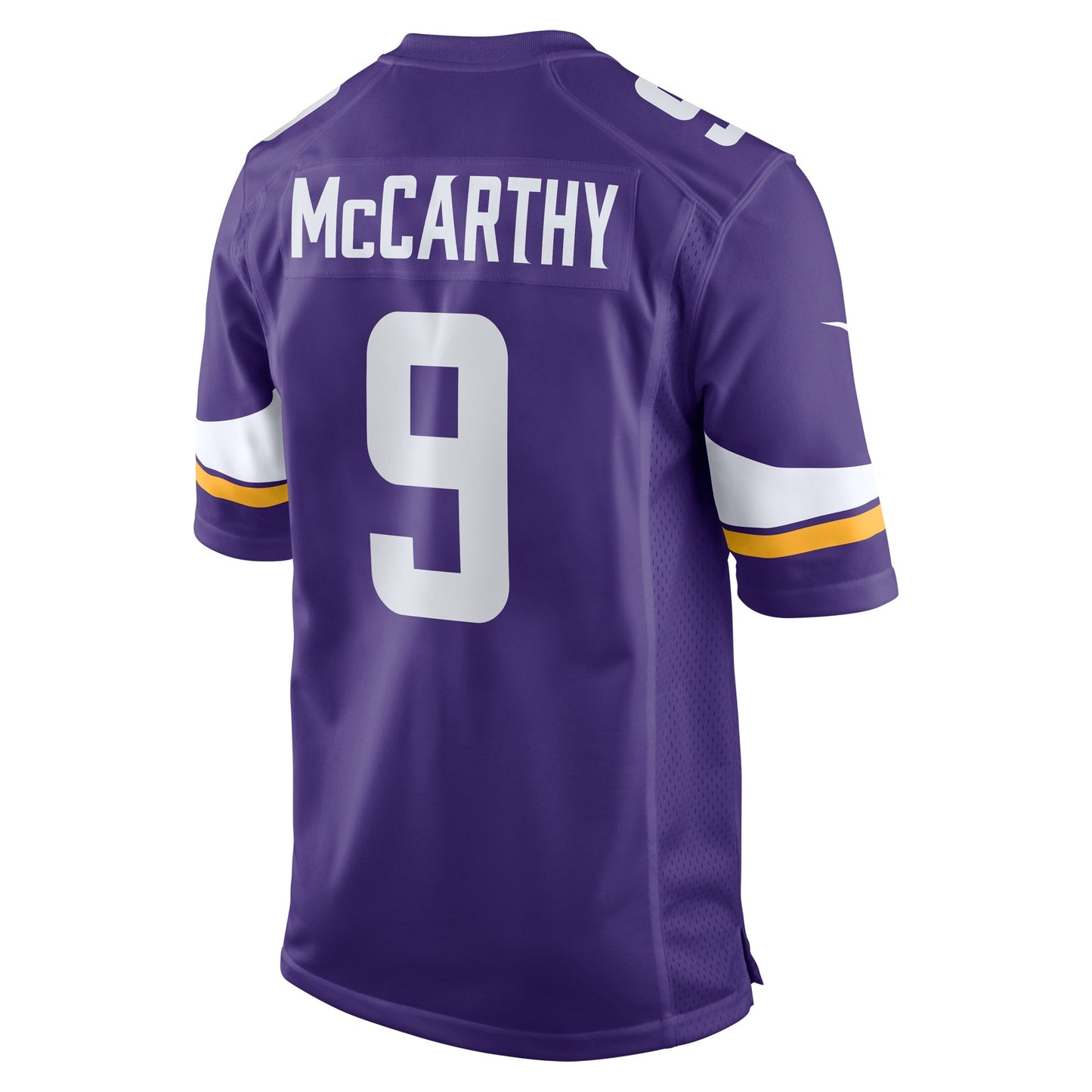 J.J. McCarthy Minnesota Vikings Game Jersey - Purple