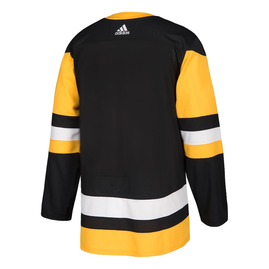 Men's Pittsburgh Penguins Black Home Authentic Blank Jersey