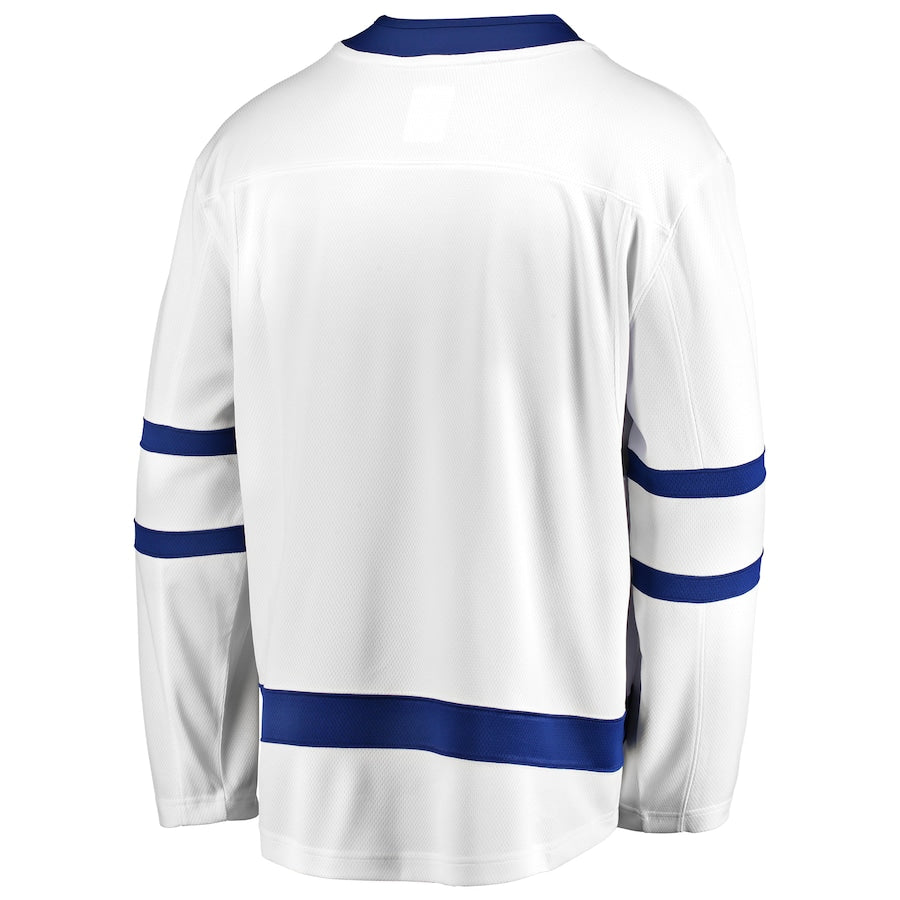 Custom Toronto Maple Leafs Breakaway Away Jersey - White